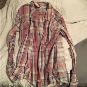 Pink and Grey Flannel